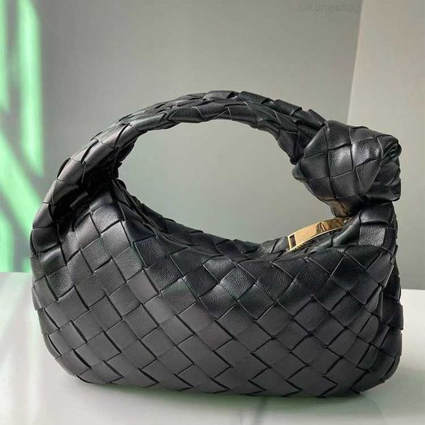 

botega venates jodie mini teen intrecciato pouch family b's women's hand sheepskin woven fashion trend women's bag texture so