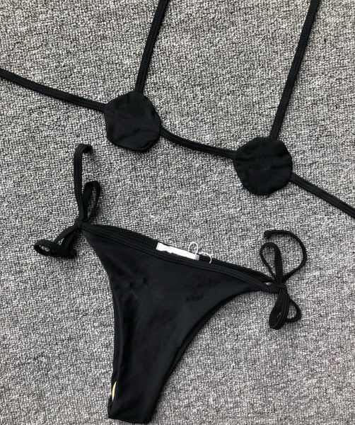 

bikini sets women one-piece swimwear designer swimsuit buttom, White;black