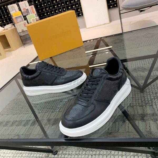 

run away mens designer shoe black monograms essentail embossed grained epi leather luxurys sneakers trainer runner monochrome dhgate casual, White;red