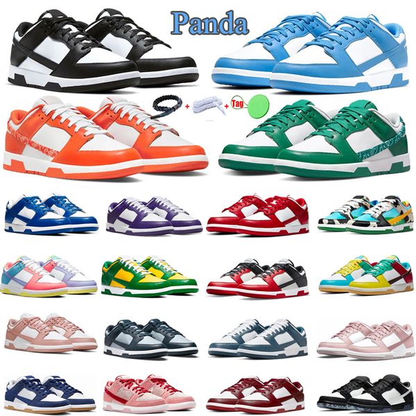 

designer running shoes mens womens casual sneakers gai low unc black white panda olive rose whisper grey fog ts black sports trainers shoe s