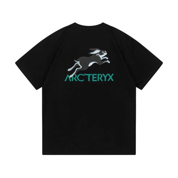 

arc'teryss t shirt arc men s tee high edition family short sleeve summer new rabbit year limited letter print casual cotton obl3, White;black