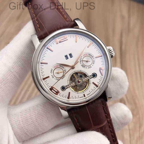 

watch super torque flywheel luxury watches for mens pate philipp selling business baida fully automatic mechanical men's watch 4 xamr, Slivery;brown