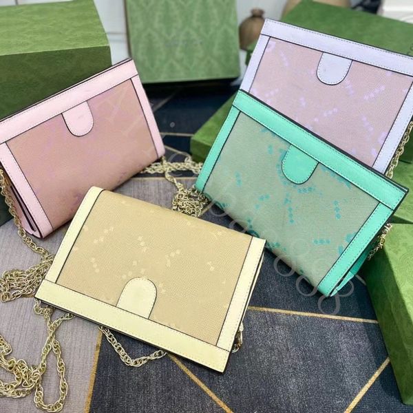 

5a fashion shoulder bags clip bag g logo macaron bags women chain bag multifuction big capacity ophidia bags 4 color with original box retro