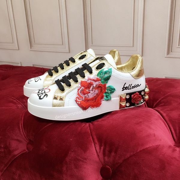 

2023 newdesigner men women causal shoes fashion woman leather lace up platform sole sneakers white black for men women sneakers