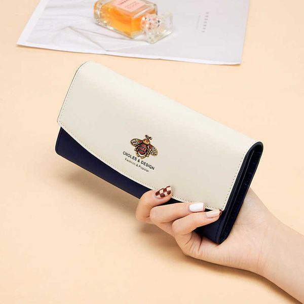 

niche design card bag all-in-one bag multifunctional coin clutch bag, Red;black