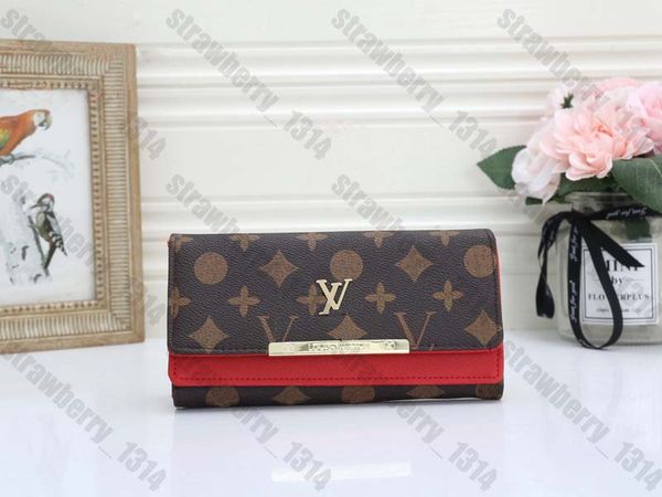 

designers zippy wallet soft leather mens womens iconic textured fashion long zipper wallets coin purse card case holder wih box louiseity 1, Red;black