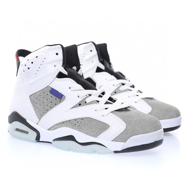 

basketball shoes jumpman 6 flint grey gs designer shoes sneakers with original box