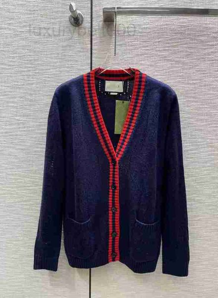 

women's sweaters designer autumn winter milan runway v neck long sleeve high end jacquard 7pif, White;black