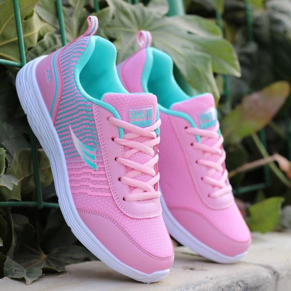 

dress shoes spring and autumn ladies daily women's shoes casual sports korean fashion breathable flat bottom running light travel sneak, Black