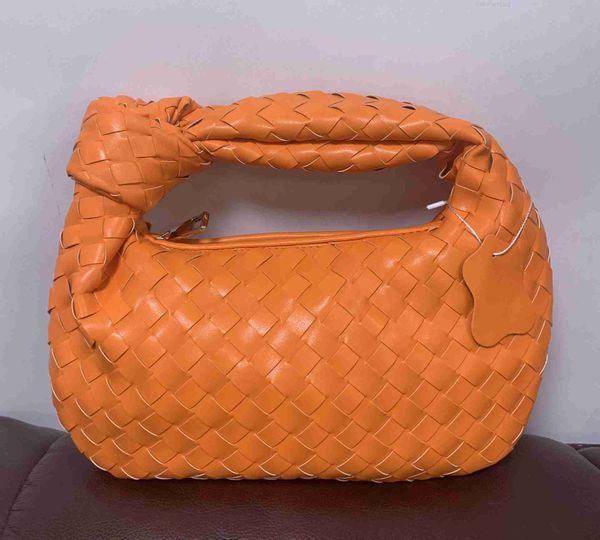 

botega venates jodie mini teen intrecciato pouch cowhorn bag year women's fashionable hand woven one shoulder handbag personality simpl