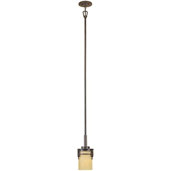 

mission ridge 1-light mini pendant, warm mahogany
