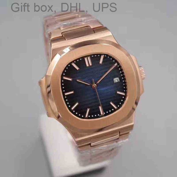 

watches superclone automatic 3k 5711 sport 8mm cal324c mechanical mens silver band super bright stainless steel men's luxury waterproof, Slivery;brown