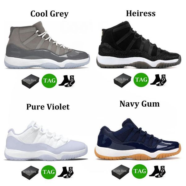 

with box 11 retro basketball shoes men women kids 11s xi cool grey low heiress mens womens trainers win like 82 youth gs athletic shoes meta
