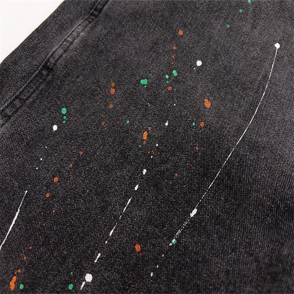 

designer sweatpants mens pants tech fleece joggers galleryes depts pants speckled letter print mens womens couple loose trouse, Black