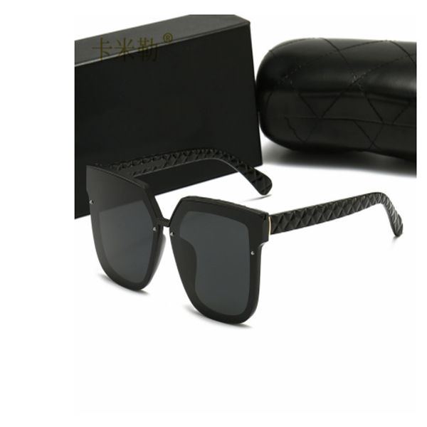 

new women's polarized sunglasses fashion oval face sunglasses driving resort sunglasses 505, White;black