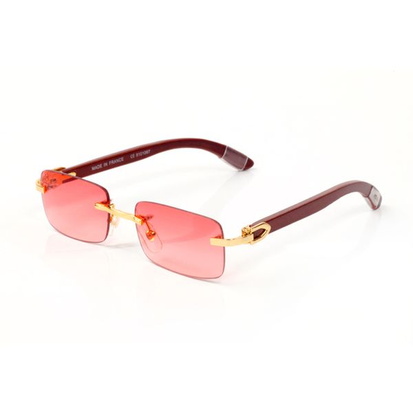 

luxury designer sunglasses for men woman universal classic fashion square wood frame summer sunglass goggles brand buffalo horn glasses eyeg, White;black