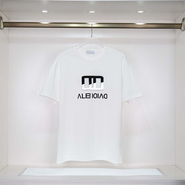 

30% off summer mens designer t shirt casual man womens tees with letters print short sleeves sell luxury men hip hop clothes, White;black
