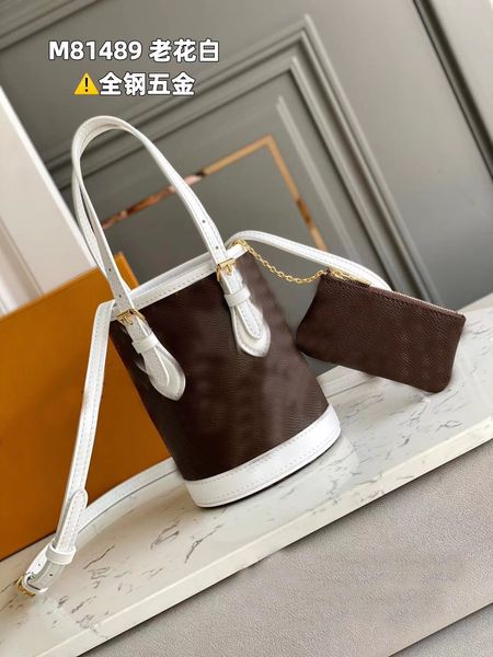 

designer bucket bag women fashion tote shoulder crossbody bags small handbag basket two sizes