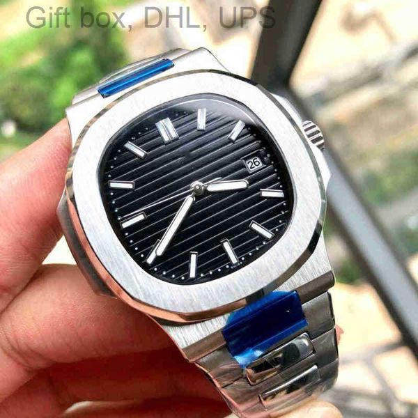 

steel superclone 3k mechanical 5711 8mm cal324c automatic baida fine feili luminous waterproof belt nautilus grenade business leisure sports, Slivery;brown