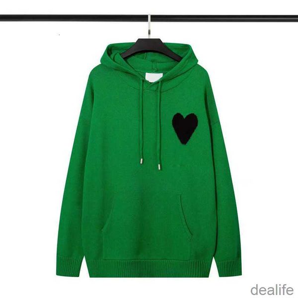 

men designer sweater hoodies streetwear amis hip hop casual loose fit women long sleeve hoodie mens couple's sweaters db07, White;black