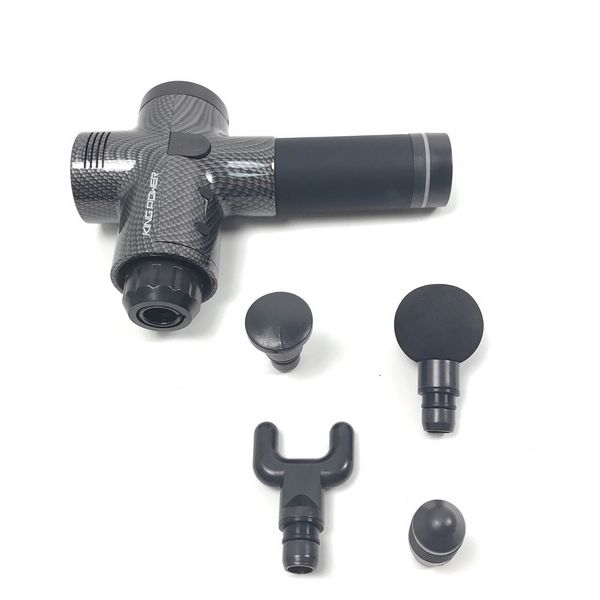 

dropshipping therapy massage gun deep tissue vibration body muscle massage gun for full body massager with 4 massage tips