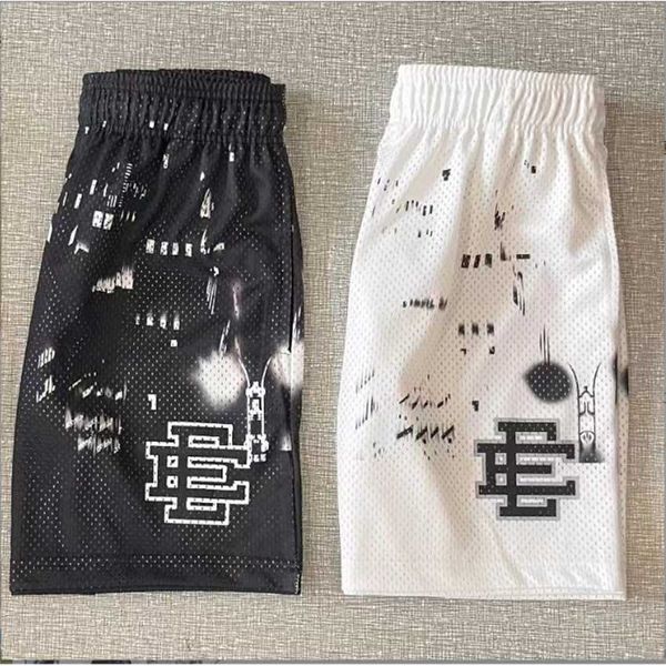 

fashion designer shorts new ee american fashion brand quick-drying fitness sports men's trend casual basketball men, White;black