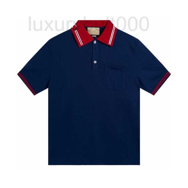 

men's plus tees & polos designer round neck embroidered and printed polar style summer wear with street pure cotton 4dwf yqbh, Black;brown