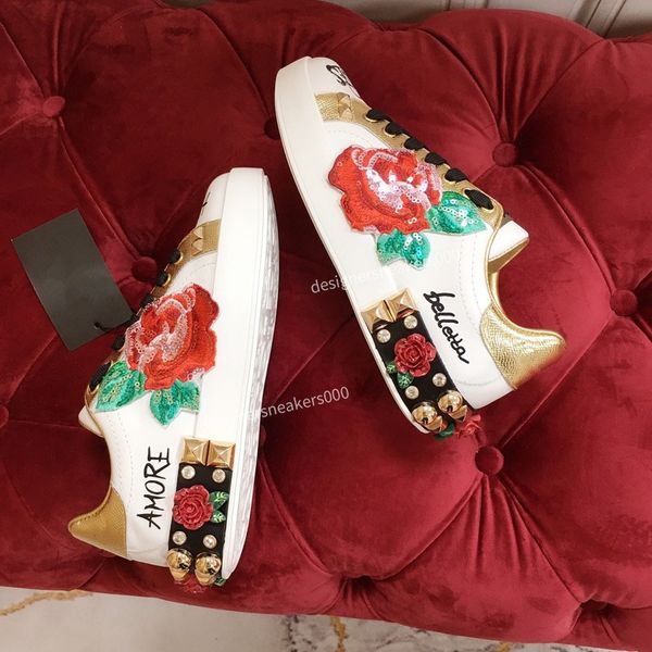 

2023 new esigner men women causal shoes fashion woman leather lace up platform sole sneakers white black for men women sneakers