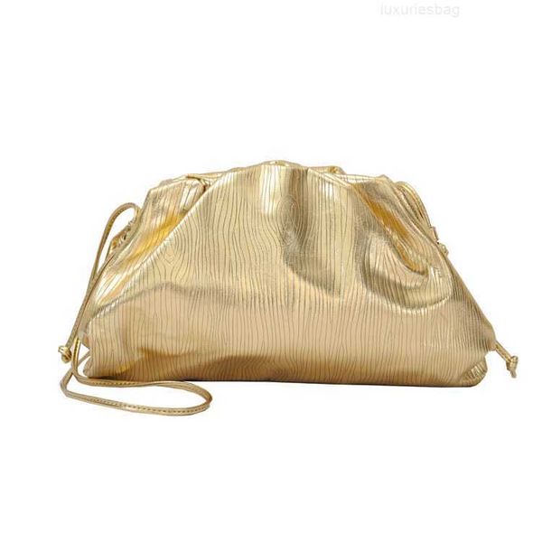 

botega venates jodie mini teen intrecciato pouch women's gold cloud large and small woven dumplings hand single shoulder diagonal women