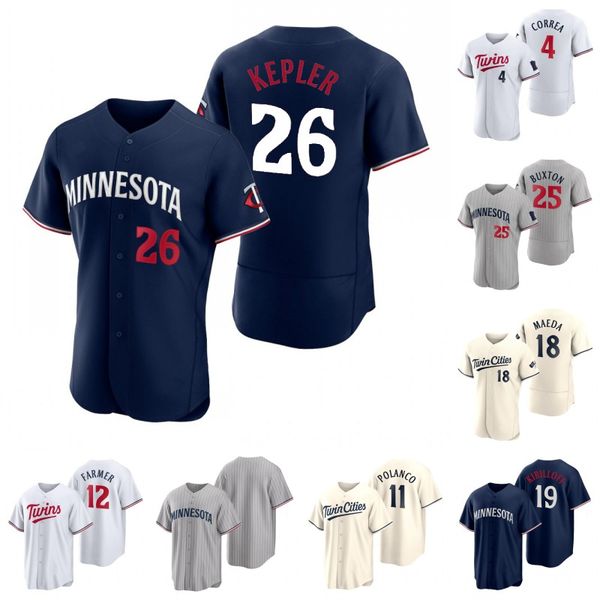 

minnesota max kepler twin jersey edouard julien byron buxton kyle farmer carlos correa kenta maeda joey gallo jose miranda royce lewis jhoan, Blue;black
