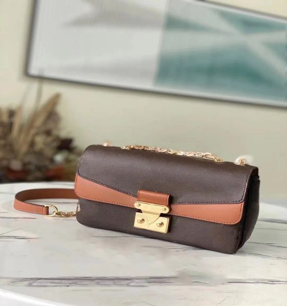 

luxurys designers bags handbag purses woman fashion double bread clutch purse shoulder bags chain bag #8786688, Black;red