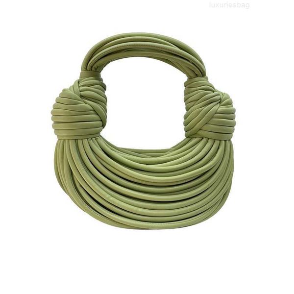 

botega venates jodie mini teen intrecciato pouch handcart knotted minority design advanced fashion hand handwoven ramen strip bag for women