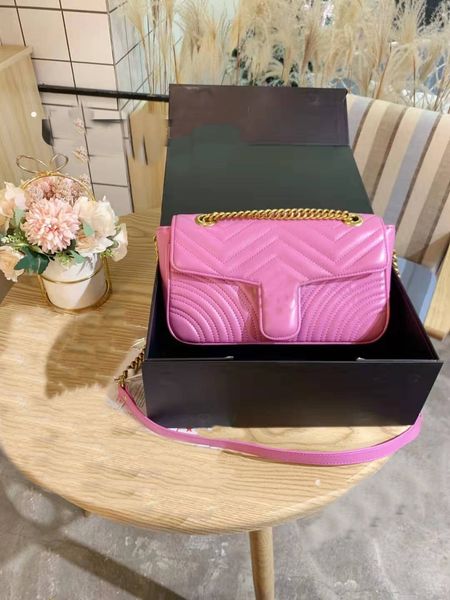 

female genuine leather mameng ling chain bag single shoulder crossbody bag light luxury big brand small backpack