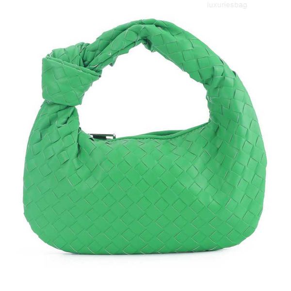 

botega venates jodie mini teen intrecciato pouch woven fashion horn knot hand underarm handbag 00c8