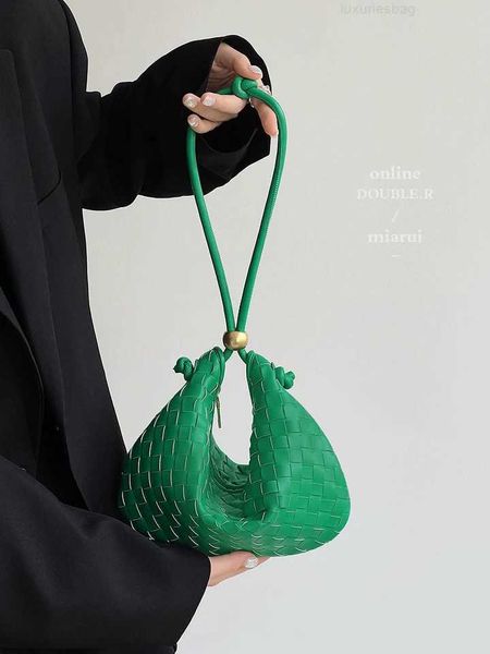 

botega venates jodie mini teen intrecciato pouch woven bag handbag women's portable crossbody underarm bag 2g8q