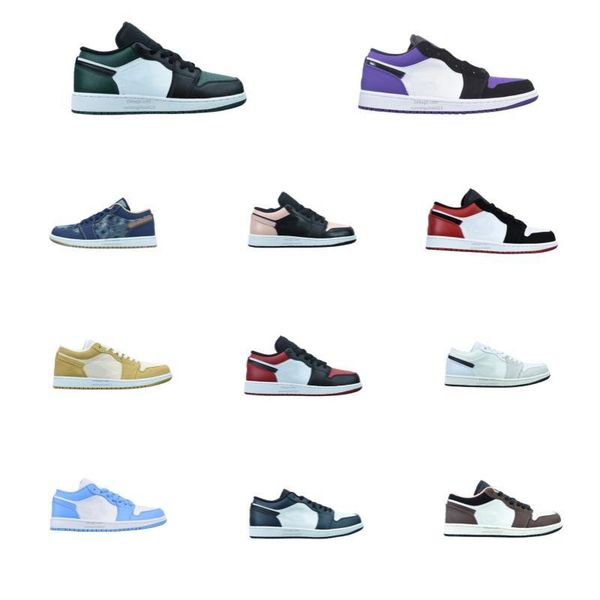 

designer women mens jumpman 1 platform casual shoes outdoor low elevate 1s unlv cement wolf grey varsity maize silver toe removable beads bl