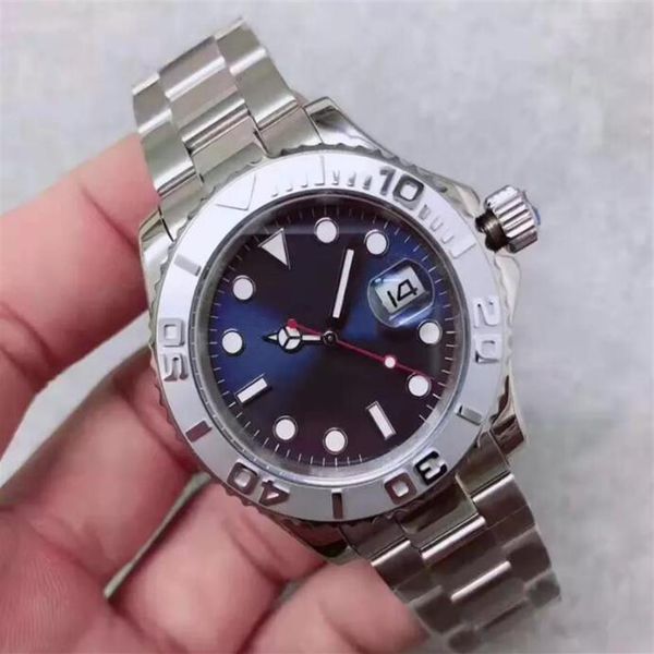 

luxury mens watch grey dial sapphire glass stainless steel strap automatic mechanical movement 116622 40mm men yacht watches284x, Slivery;brown