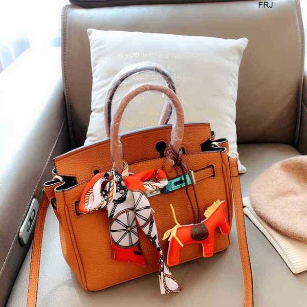 

designer bags birkin handbags herms tote birkins st. blue womens genuine leather brides large capacity one shoulder handbag have logo frj