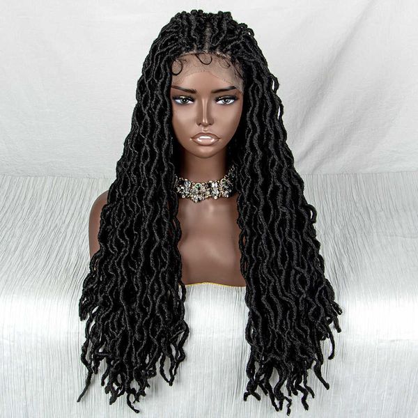 

style 9x6 lace new bbyp-004 braid head cover lace braids wig230323, Black