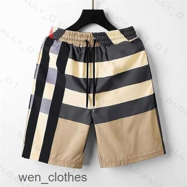 

23s mens burbrerys designers summer beach swim pants board swimmings short gym mesh sportswear quick drying swimwear printing man s clothing, White;black