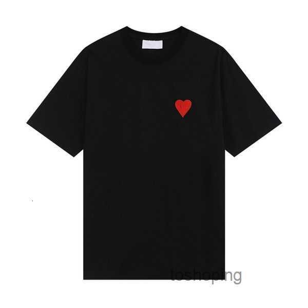 

2023new mens women designer of luxury amis t shirt fashion men s casual tshirt man clothingxq3k, White;black