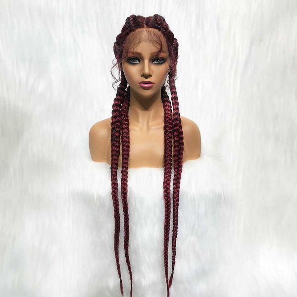 

4 braids selling 4 lace wig230323, Black