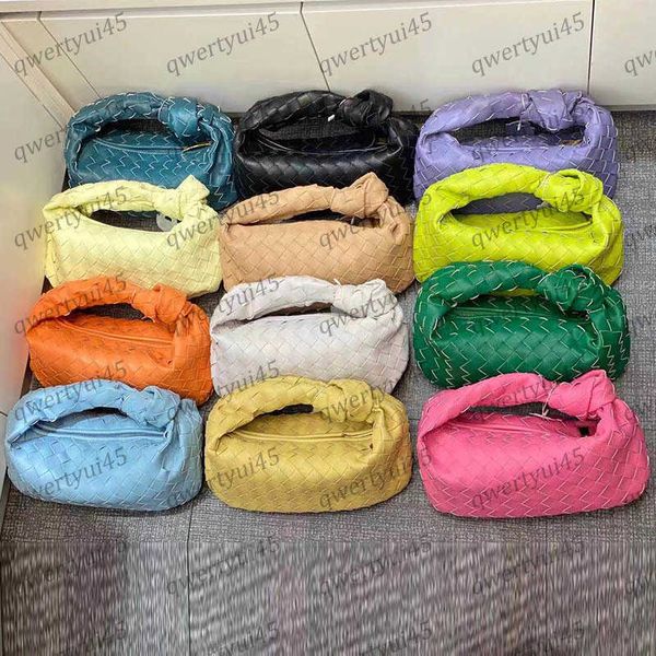 

designer jodie bags luxury zipper clutch woven intrecciato leather bag 2022 new fashion shoulder lady hobo hand clutch soft tote size 28cm 0