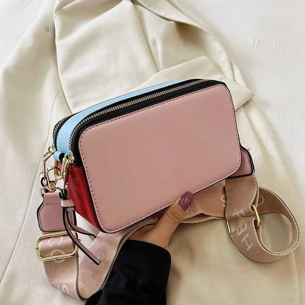 

shoulder bag designer handbags camera bags women luxury texture wide strap m fashion j single crossbody messenger puerse 220923 230323