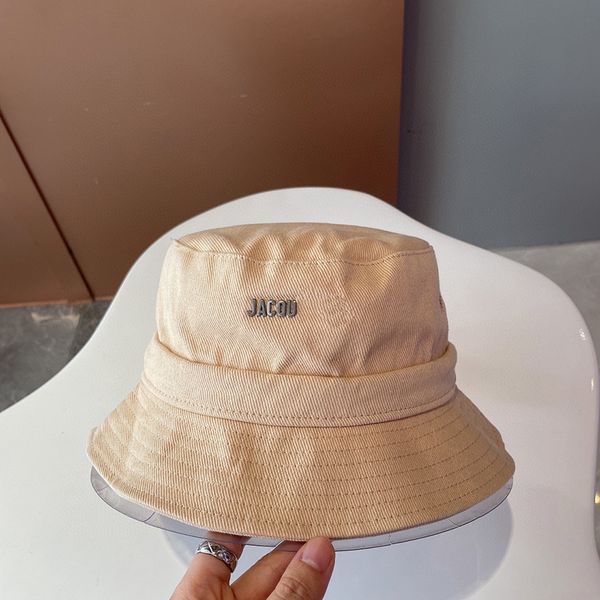 

bob luxury designer bucket hat solid color bucket hats for women and men brim artichaut classic letters fashion many colors travel beach sum, Blue;gray