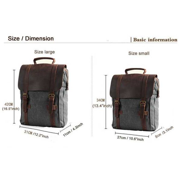 

mochila fashion male backpack leather bagpack military canvas men rucksack women school bag
