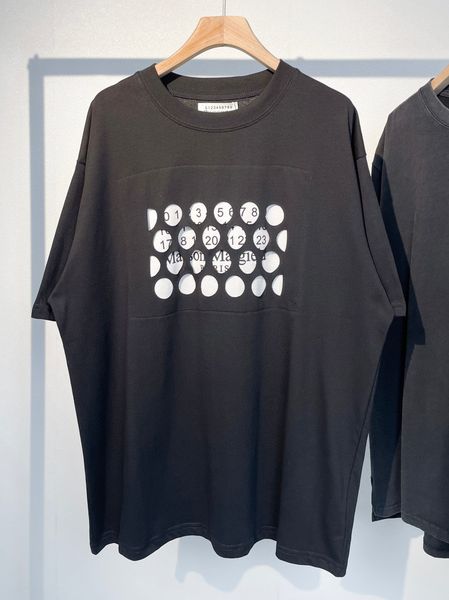 

men's plus tees & polos round neck embroidered and printed polar style summer wear with street pure cotton e1d3w, Black;brown