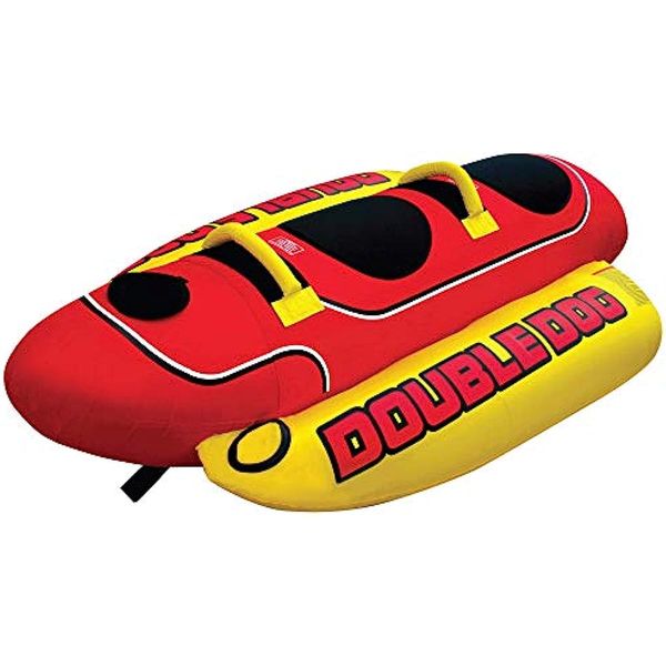 

airhead dog | towable tube for boating with 1-5 rider options wave kayak