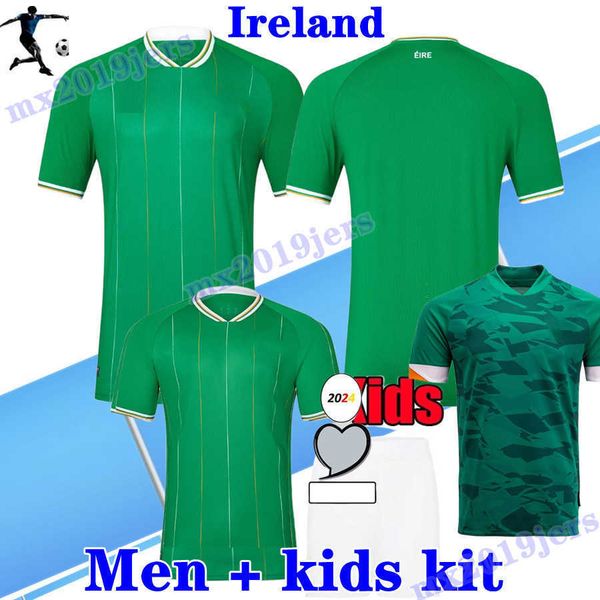 

2022 2023 2024 ireland soccer jerseys robinson obafemi 22 23 24 euro national team qualifiers classy special football shirt kids kit cup bro, Black;yellow