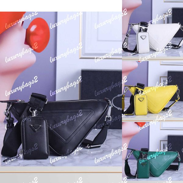 

triangle bag handbag hpb 1bh288 designer shoulder bag cross body fashion genuine leather 4 colors bags 26cm crossbody